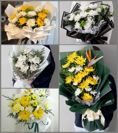 湖北黄冈市蕲春县彭思镇白事花束代送